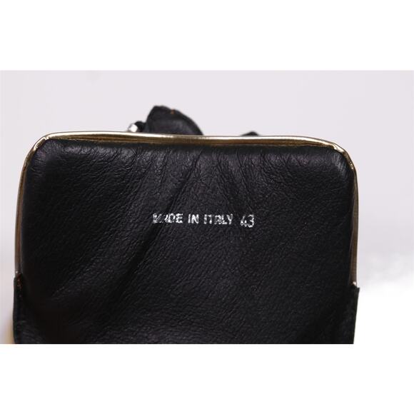 Robin's Jeans Hi Top Gold Zipper Leather Sneakers Eu 43 - US 10 - Picture 12 of 13